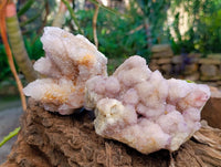 Natural Pale Lilac Spirit Clusters x 2 From Boekenhouthoek, South Africa
