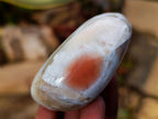 Polished Red Shashe River Agate Eggs x 12 From Shashe River, Zimbabwe