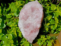 Natural Cobbed Rose Quartz Specimens x 3 From Northern Cape, South Africa