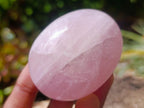 Polished Rose Quartz Palm Stones x 12 From Madagascar - Toprock Gemstones and Minerals 