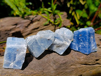 Natural Sky Blue Calcite Specimens x 35 From Namibia