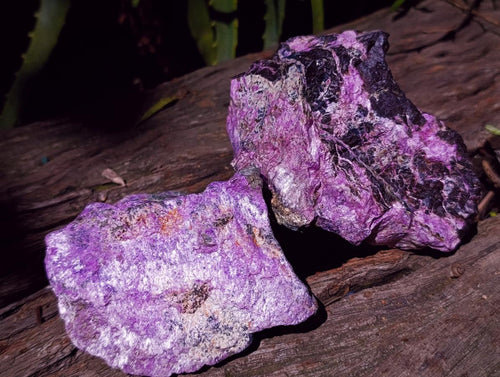 Natural Stichtite Cobbed Specimens x 5 From Barberton, South Africa - Toprock Gemstones and Minerals 