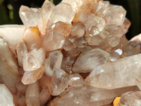 Natural White Quartz Crystal Clusters x 4 From Madagascar