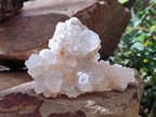 Natural White Quartz Crystal Clusters x 4 From Madagascar