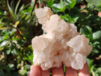 Natural White Quartz Crystal Clusters x 4 From Madagascar