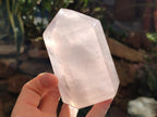 Polished Gemmy Rose Quartz Crystals x 3 From Madagascar