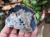 Natural Schorl Black Tourmaline Specimens x 3 From Erongo, Namibia