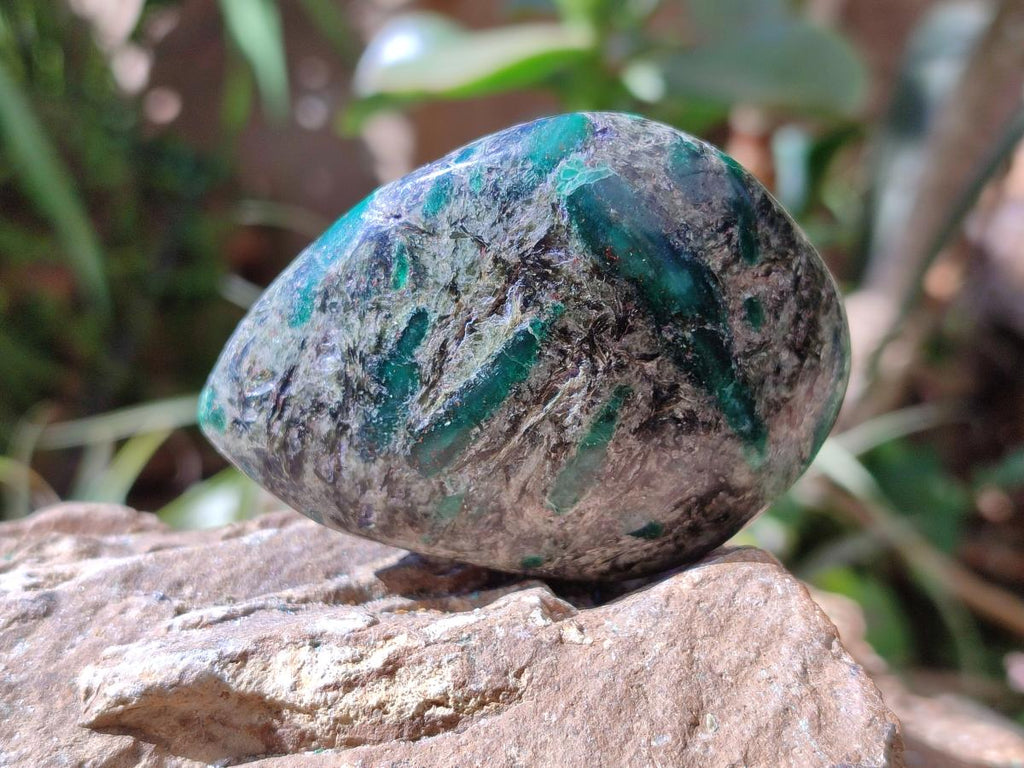 Polished Emerald Mica 'Mutokolite' Free Forms x 6 From Mutoko, Zimbabwe