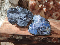 Natural Bright Silver Lead Galena Cobbed Specimens x 12 From Kaokoveld, Namibia