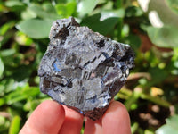 Natural Bright Silver Lead Galena Cobbed Specimens x 12 From Kaokoveld, Namibia