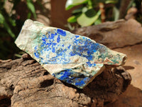 Natural Azurite And Malachite On Dolomite Specimens x 12 From Kaokoveld, Namibia