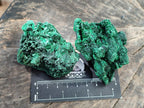 Natural Silky Malachite Specimens x 6 From Kasompe, Congo