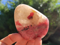 Polished Rhodonite Free Forms x 6 From Rhusinga, Zimbabwe