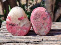 Polished Rhodonite Free Forms x 6 From Rhusinga, Zimbabwe