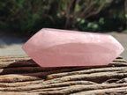 Polished Double Terminated Rose Quartz Crystals x 6 From Madagascar - Toprock Gemstones and Minerals 