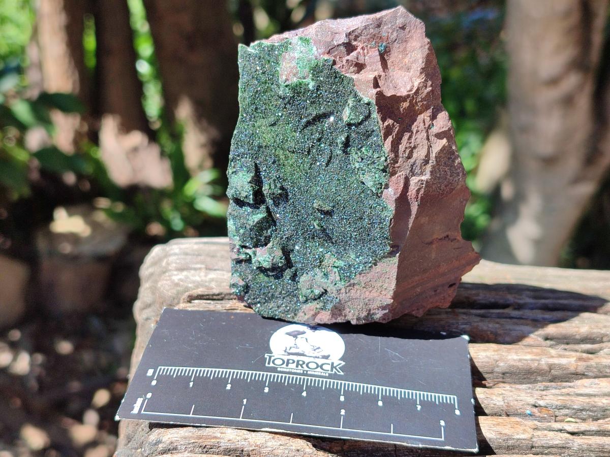 Natural Libethenite Crystals On Dolomite Matrix Specimens x 2 From Shituru, Congo - Toprock Gemstones and Minerals 