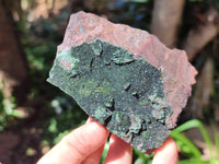 Natural Libethenite Crystals On Dolomite Matrix Specimens x 2 From Shituru, Congo