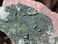 Natural Libethenite Crystals On Dolomite Matrix Specimens x 2 From Shituru, Congo