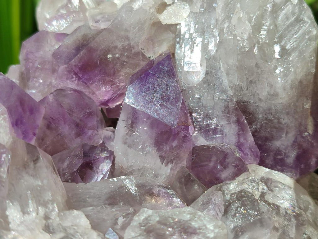 Natural Jacaranda Amethyst Clusters x 2 From Mumbwa, Zambia