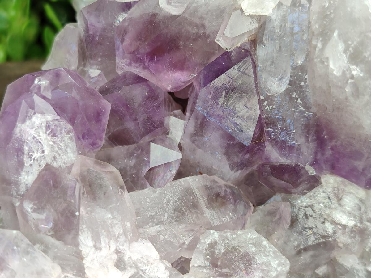 Natural Jacaranda Amethyst Clusters x 2 From Mumbwa, Zambia