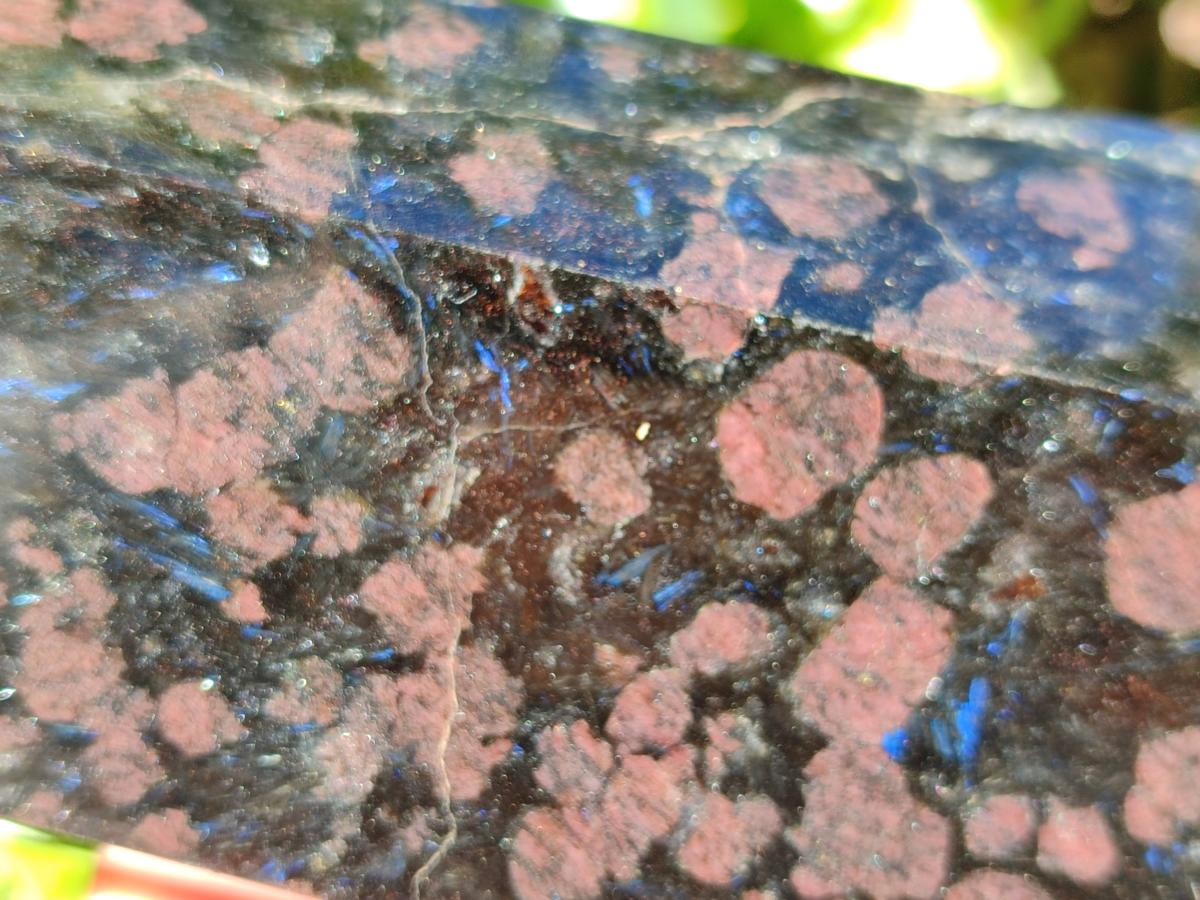 Polished Blue Speck Iolite Water Sapphire Tower x 1 From Ambatofinandrahana, Madagascar