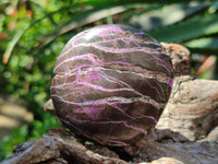 Polished Stichtite Galets x 6 From Barberton, South Africa