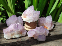 Natural Sunburst Amethyst Spirit Clusters x 12 From Boekenhouthoek, South Africa