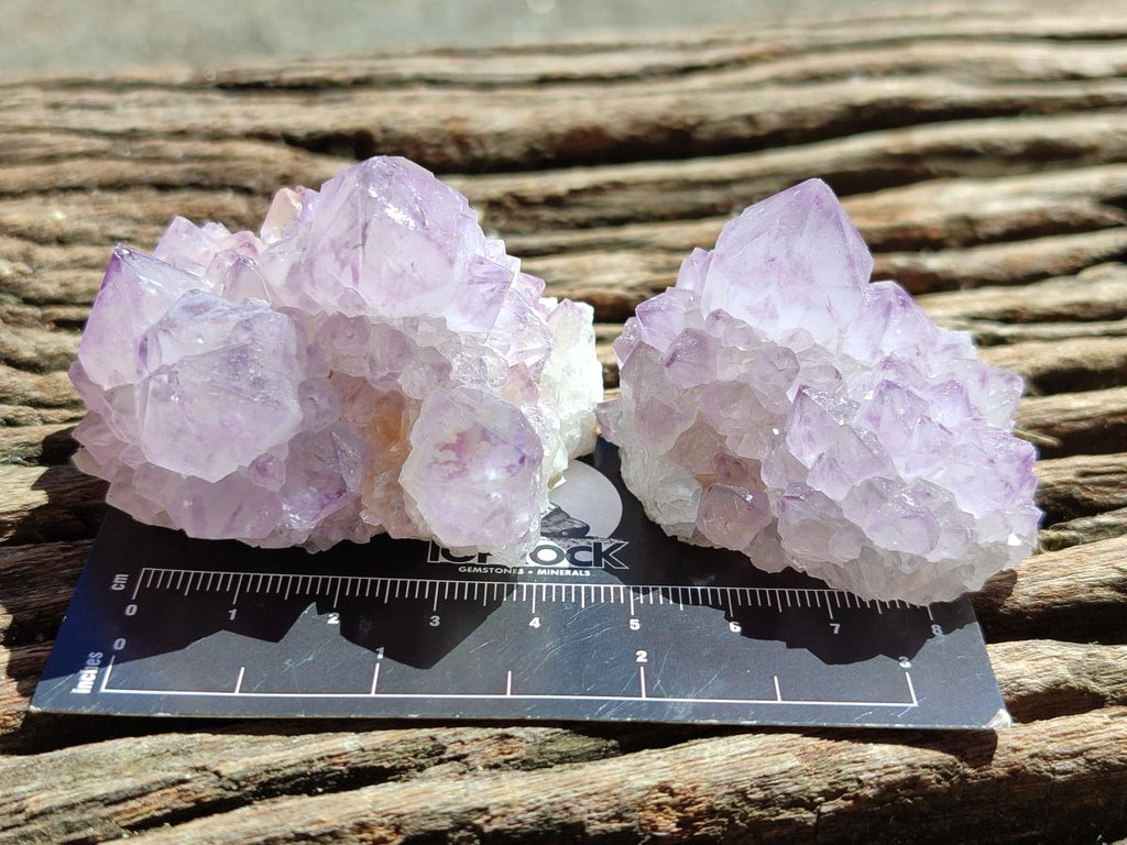 Sunburst Rocks Natural Sunburst Amethyst Spirit Clusters x 12 From Boekenhouthoek, So ...