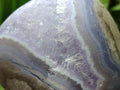 Polished Blue Lace Agate Standing Free Forms x 6 From Nsanje, Malawi