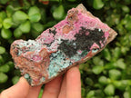 Natural Salrose Cobaltion Dolomite with Malachite Specimens x 4 From Kakanda, Congo - Toprock Gemstones and Minerals 