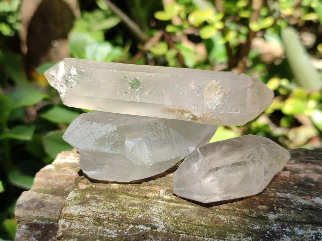 Natural Clear Quartz Crystals x 35 From Madagascar