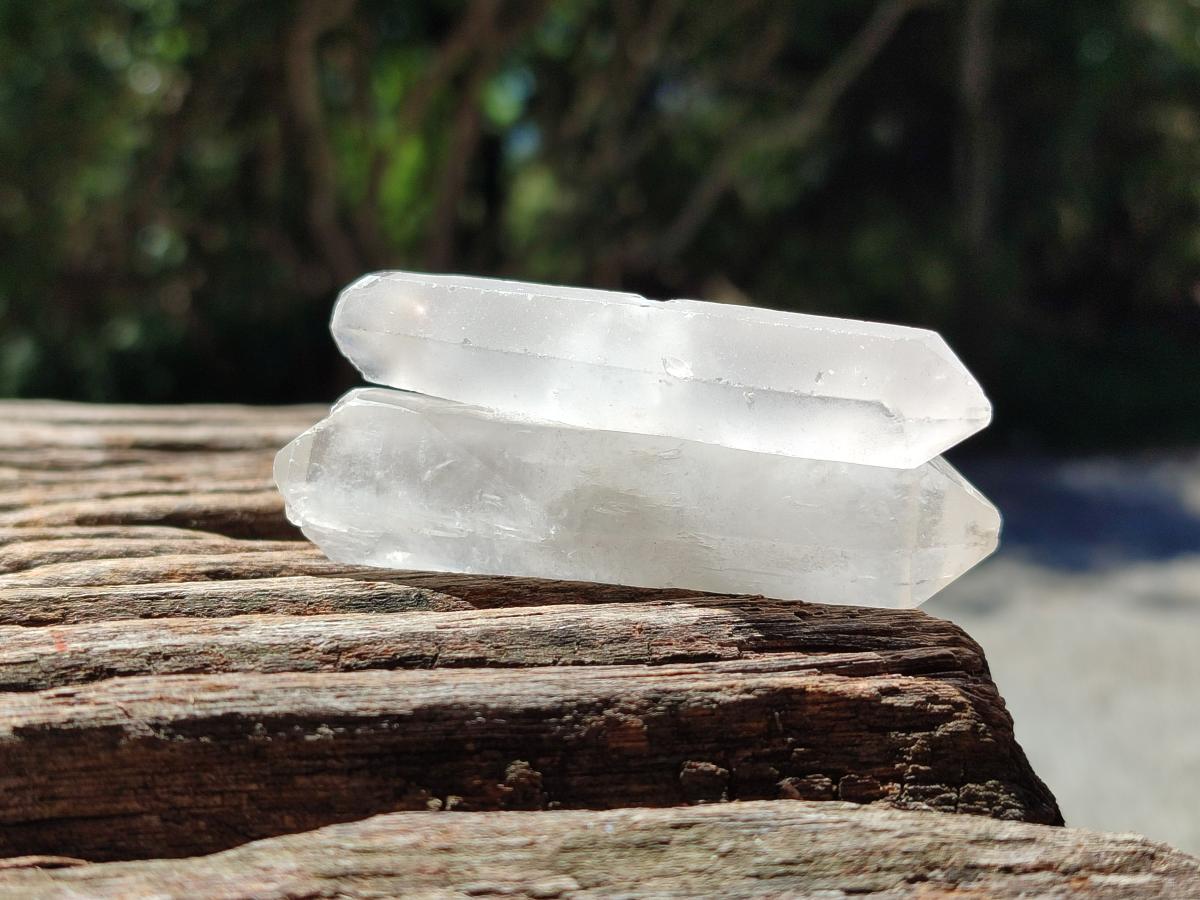 Natural Clear Quartz Crystals x 35 From Madagascar