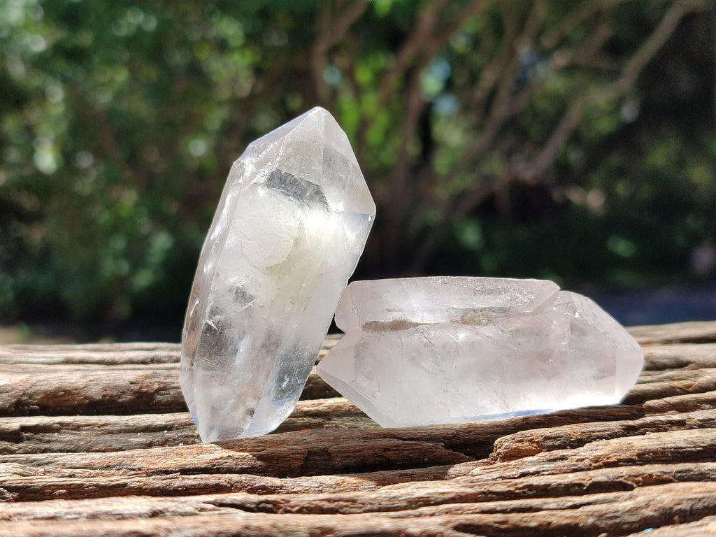 Natural Clear Quartz Crystals x 35 From Madagascar