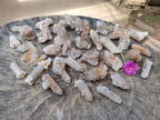 Natural Limonite Fairy Spirit Quartz Crystals x 70 From Boekenhouthoek, South Africa
