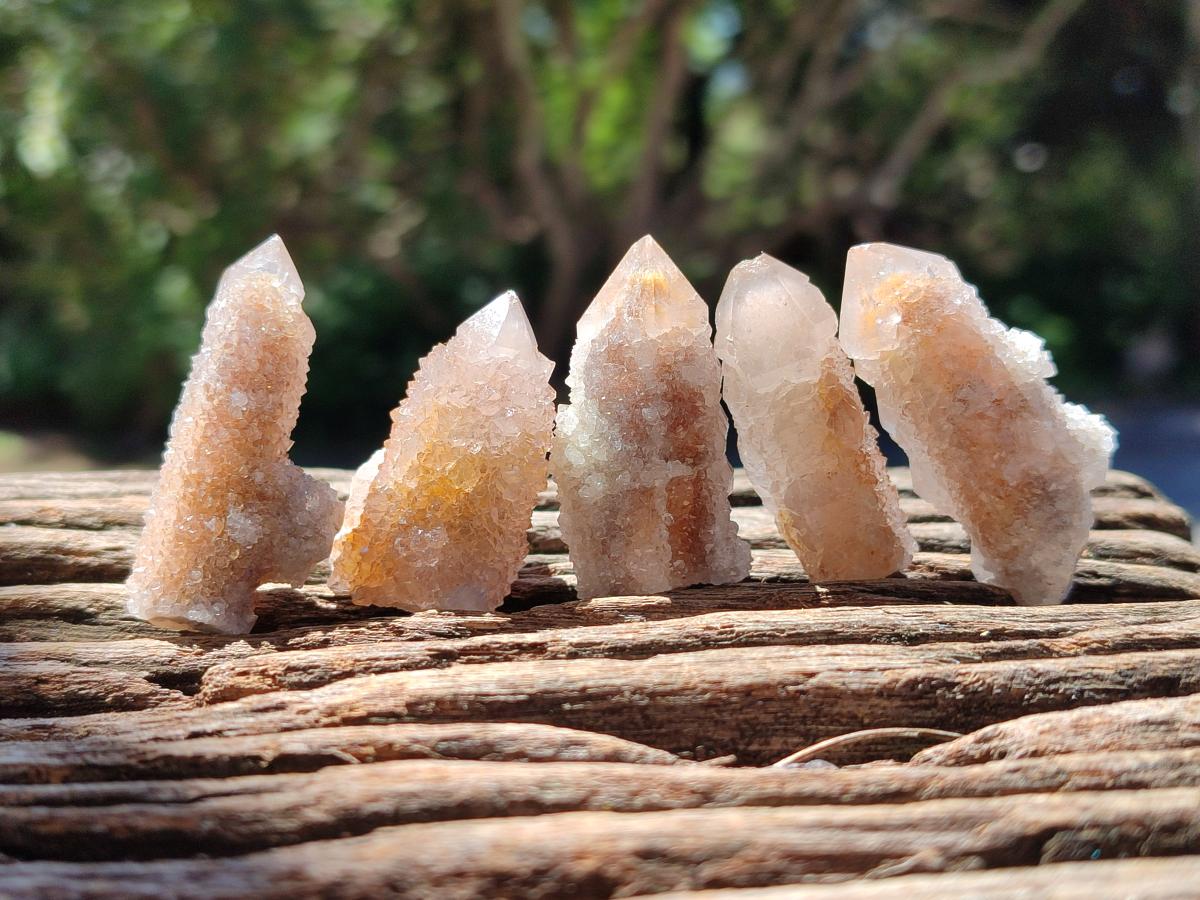 Natural Limonite Fairy Spirit Quartz Crystals x 70 From Boekenhouthoek, South Africa