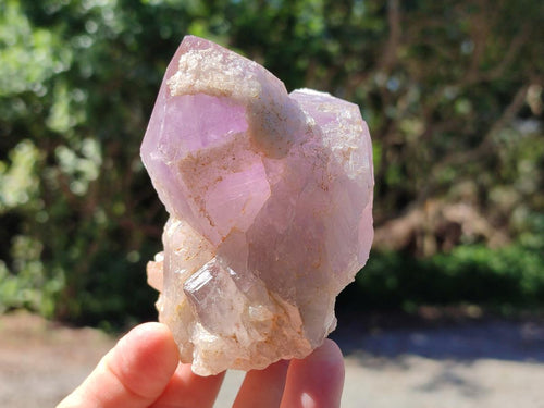 Natural Jacaranda Amethyst Crystal Clusters x 6 From Mumbwa, Zambia - Toprock Gemstones and Minerals 