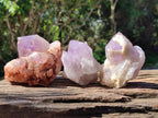 Natural Jacaranda Amethyst Crystal Clusters x 6 From Mumbwa, Zambia