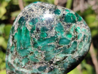 Polished Emerald Mica 'Mutokolite' Free Forms x 6 From Mutoko, Zimbabwe