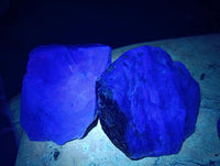 Natural Watermelon Fluorite Cobbed Specimens x 12 From Uis, Namibia