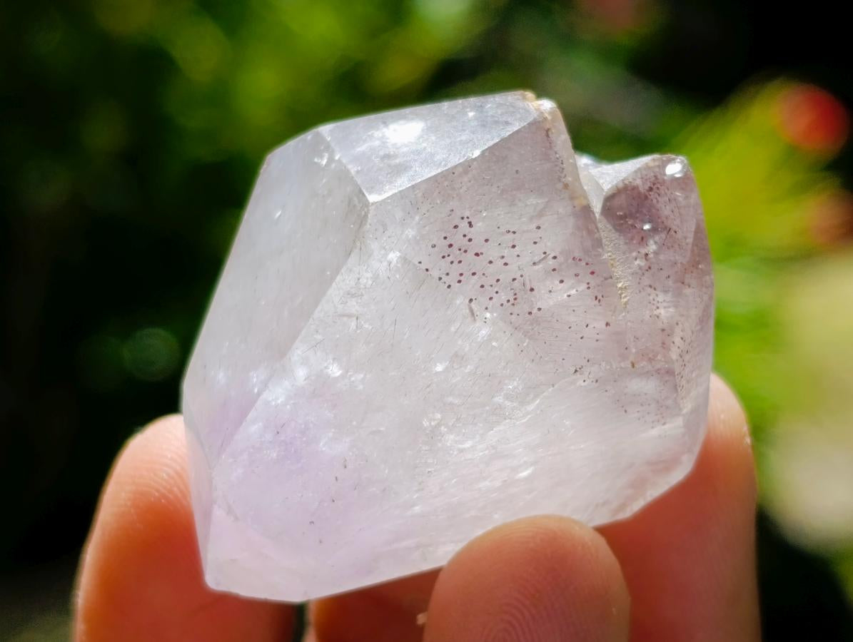Polished Window Smokey Amethyst Crystals x 35 From Akansobe, Madagascar