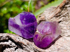 Polished Window Smokey Amethyst Crystals x 35 From Akansobe, Madagascar