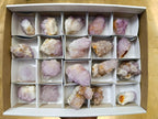 Natural Sunburst Amethyst Spirit Clusters And Crystals x 20 From Boekenhouthoek, South Africa