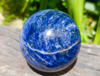 Polished Sodalite Spheres x 2 From Kunene River, Namibia