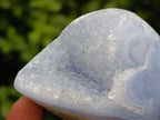 Polished Blue Lace Agate Free Forms x 5 From Nsanje, Malawi