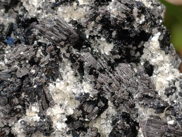 Natural Schorl Black Tourmaline with Vermiculite Mica x 2 From Erongo, Namibia