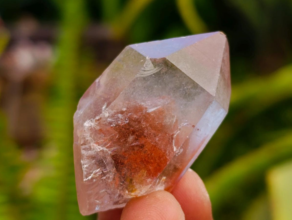 Natural Red Hematoid Quartz Clusters And Crystals x 24 From Karoi, Zimbabwe