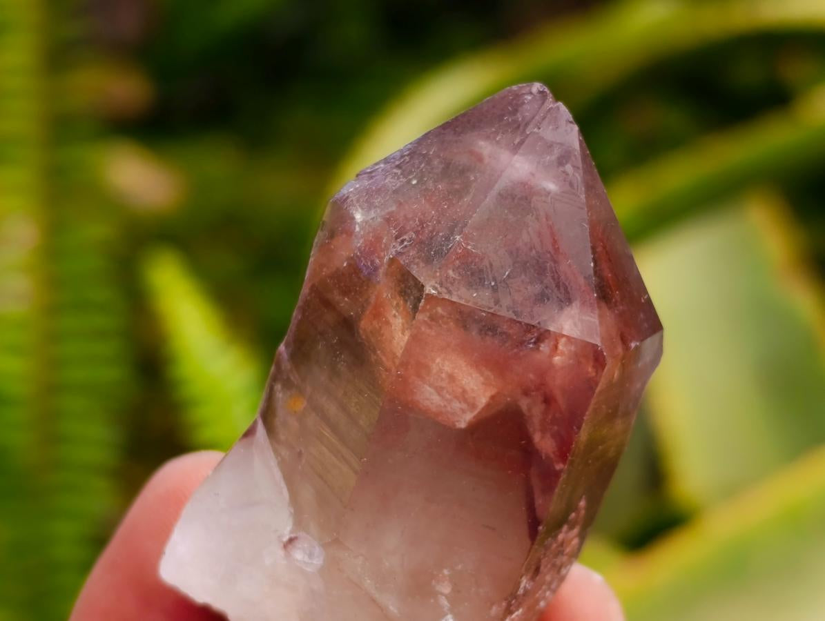 Natural Red Hematoid Quartz Clusters And Crystals x 24 From Karoi, Zimbabwe