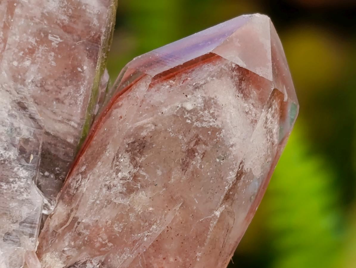 Natural Red Hematoid Quartz Clusters And Crystals x 24 From Karoi, Zimbabwe