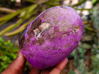 Polished Stichtite Standing Free Forms x 2 From Barberton, South Africa