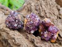 Natural Amethystos Amethyst Cluster Plates x 70 From Kwaggafontein, South Africa